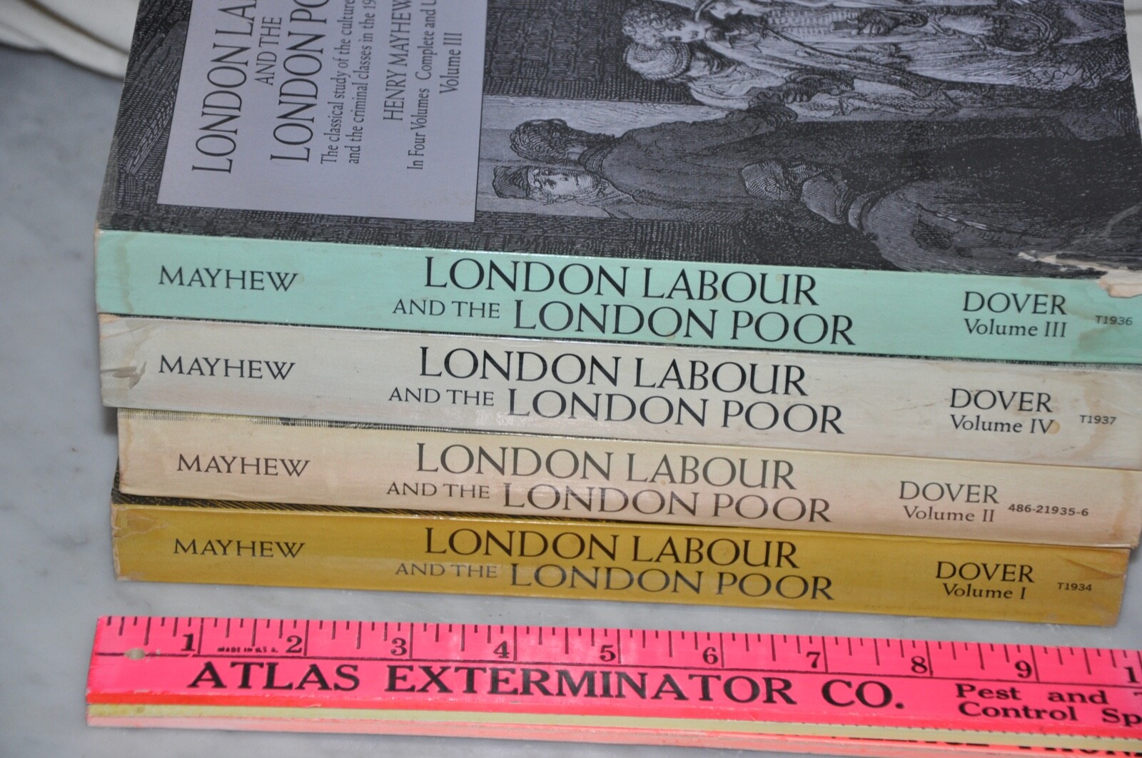 London Labour and the London Poor 4 volume set They do show wear as shown!