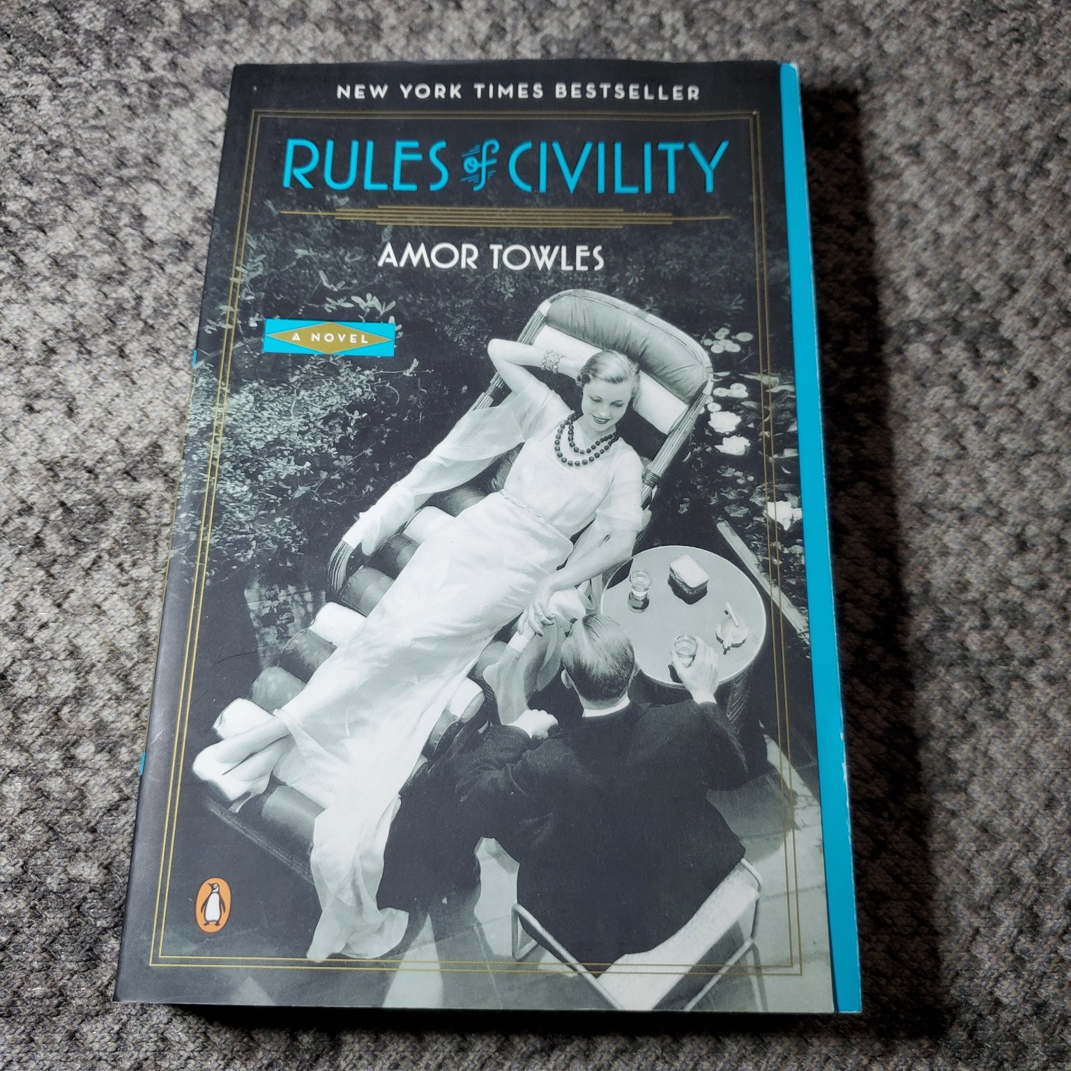 Rules of Civility Amor Towles 2012 Paperback Fiction Penguin Books