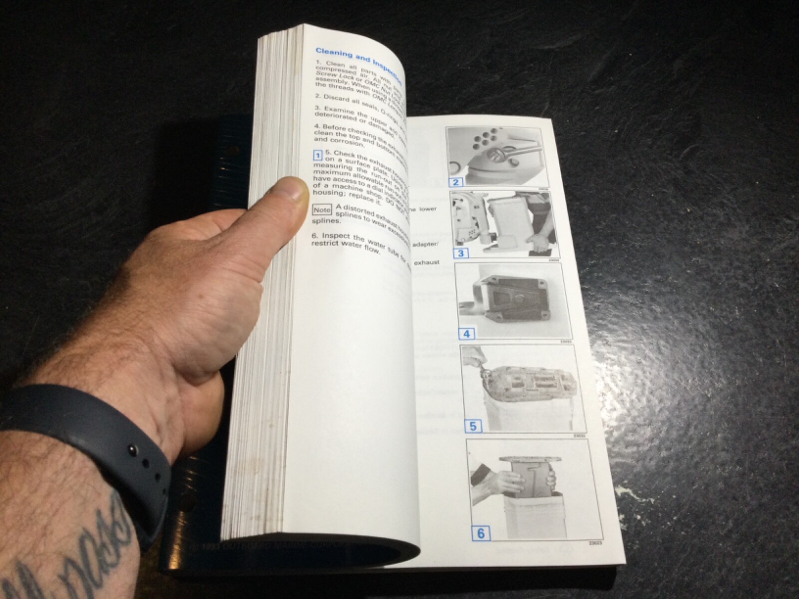 1994 Johnson & Evinrude 150 150C 175 HP V6 Outboard Service Manual 60° V #500611