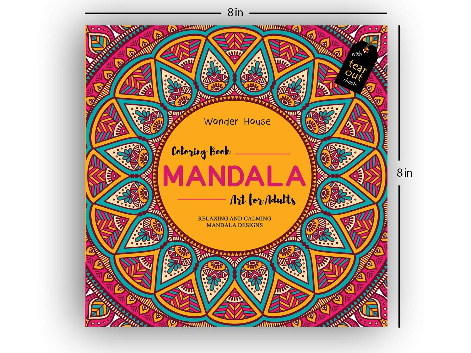 Mandala Art: Colouring books for Adults with tear out sheets Multicolor