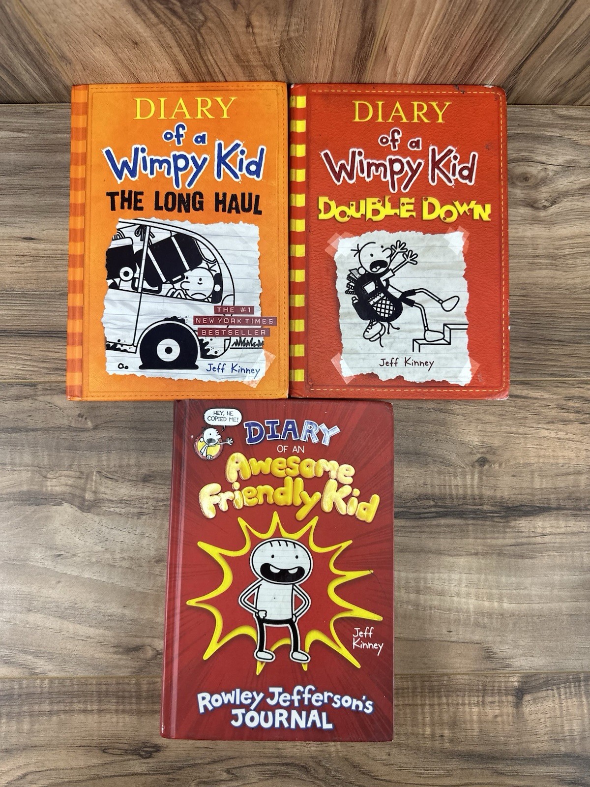 Diary of a Wimpy Kid Series Hardcovers Lot of 7 by Jeff Kinney
