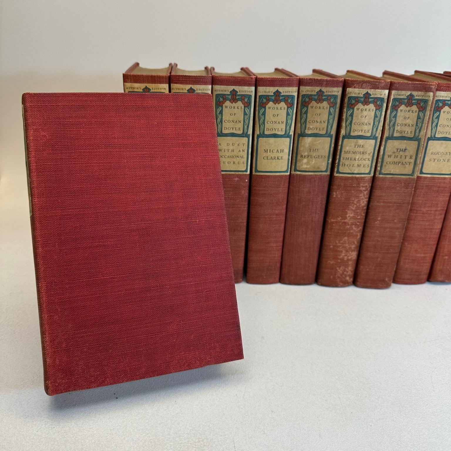 Works of Conan Doyle Author’s Edition 12 Vol. D. Appleton & Co. Mystery Fiction