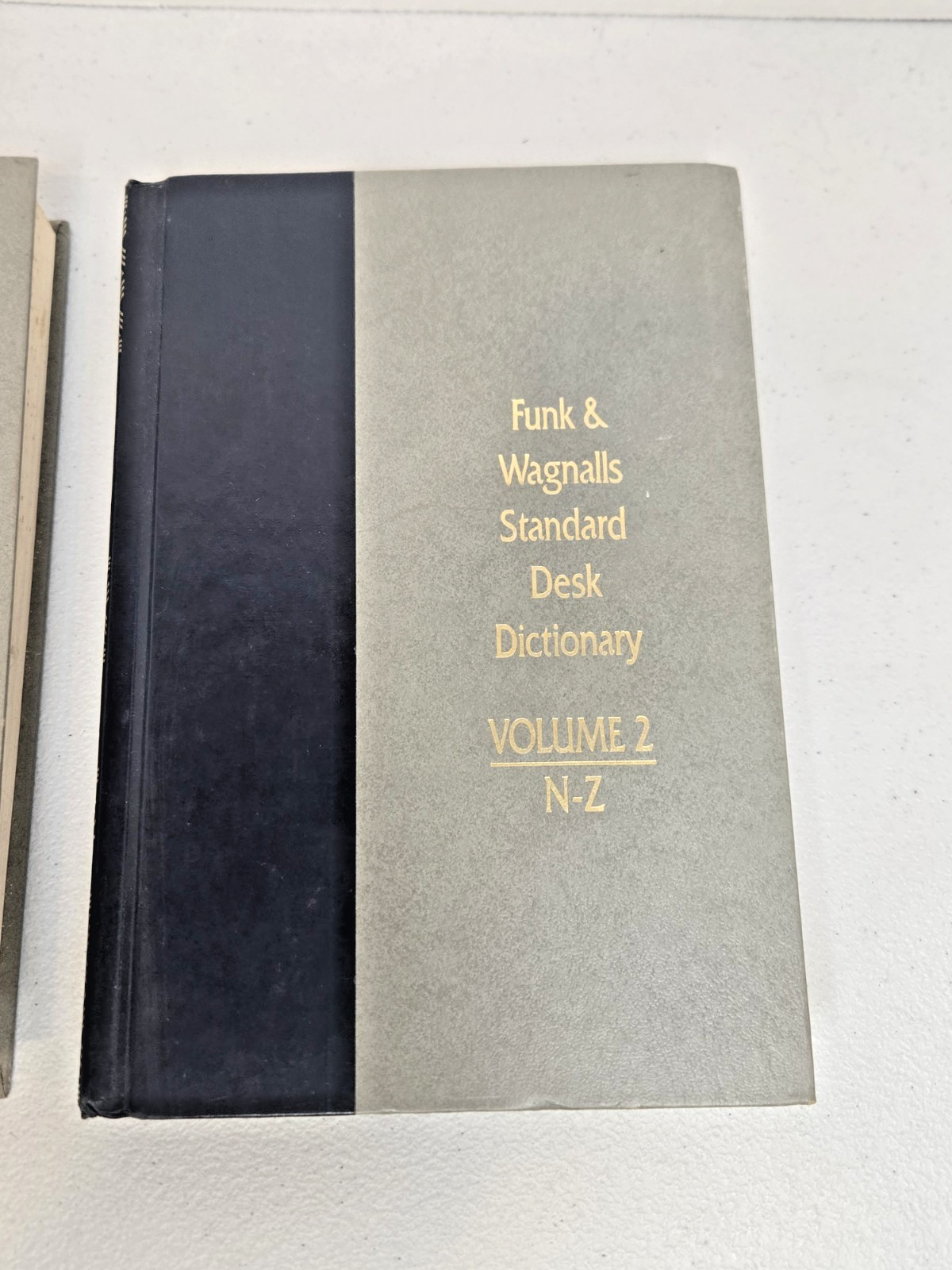 Funk Wagnalls Standard Desk Dictionary 2 Vol Set A-M N-Z 1980s Hardcover USA