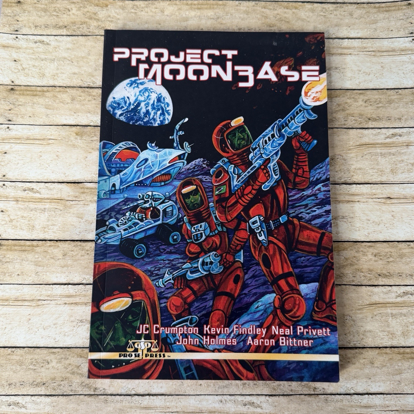 Project Moonbase Science Fiction Pulp J C Crumpton & Kevin Findley Short Stories