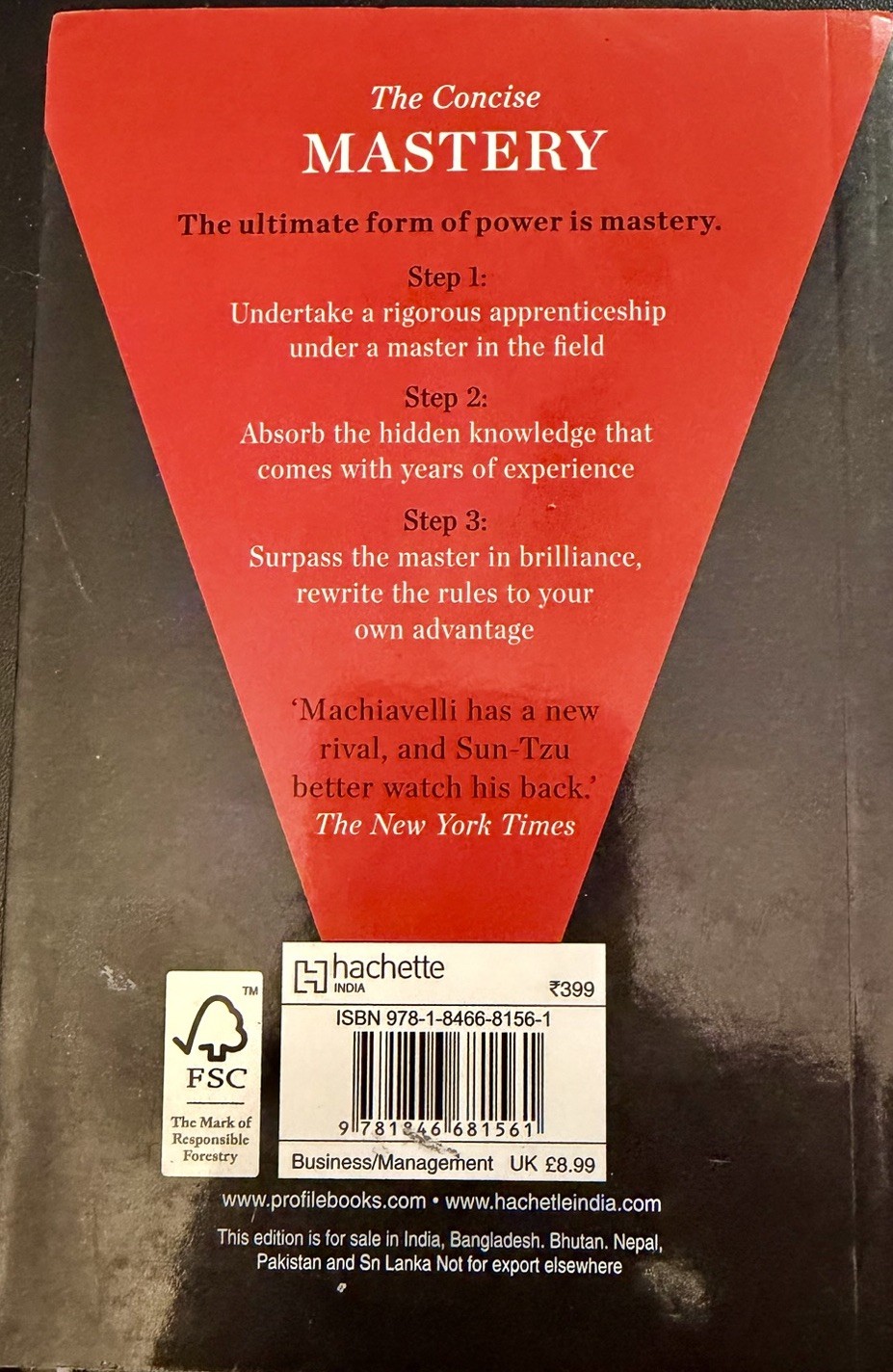 The Concise Mastery – Robert Greene, Paperback