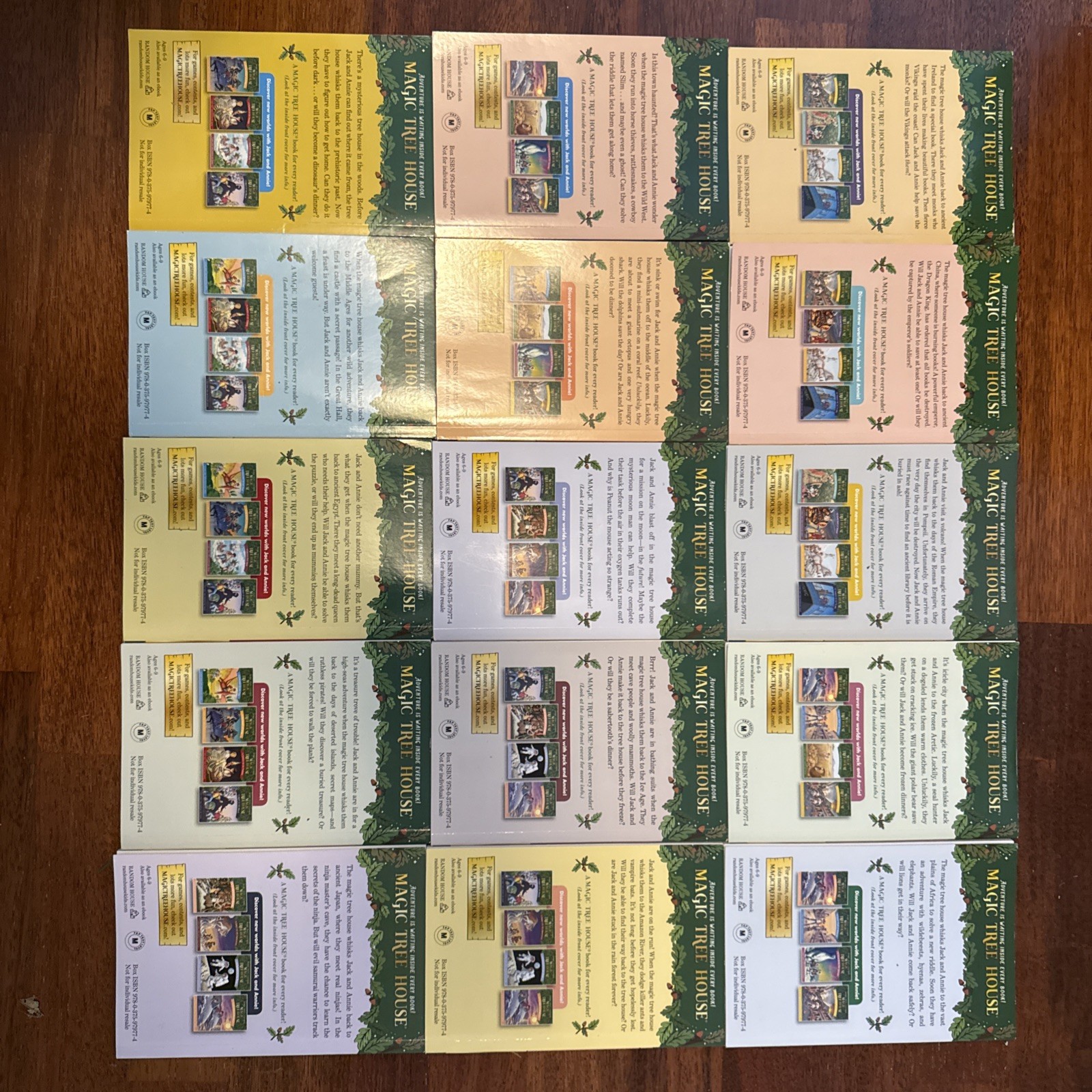 Magic Tree House Ser.: Night of the Ninjas by Mary Pope Osborne Book 1-15 Set 15
