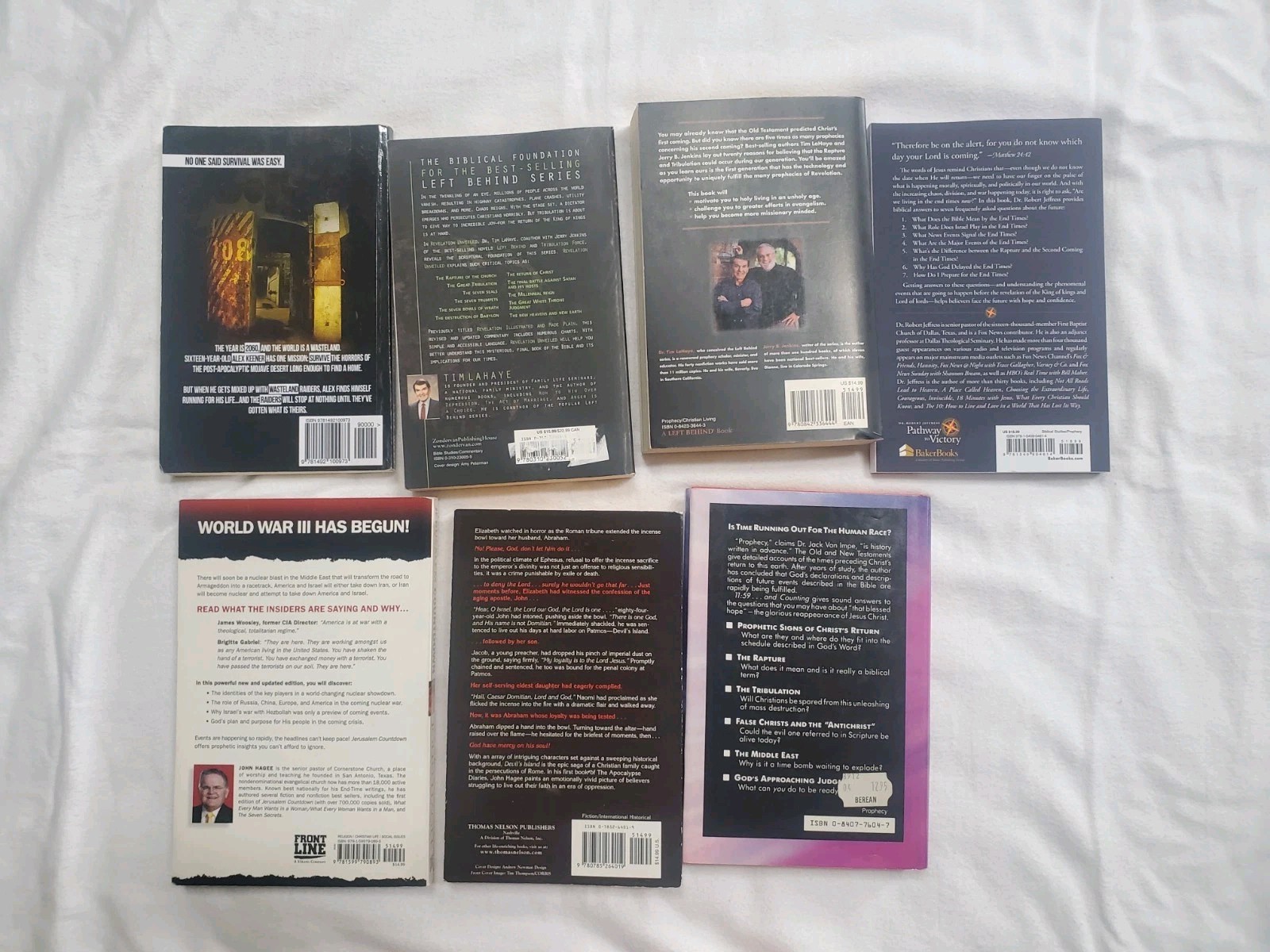 End Times Prophecy, Apocalypse, Religious Prophecy 7 Book Lot