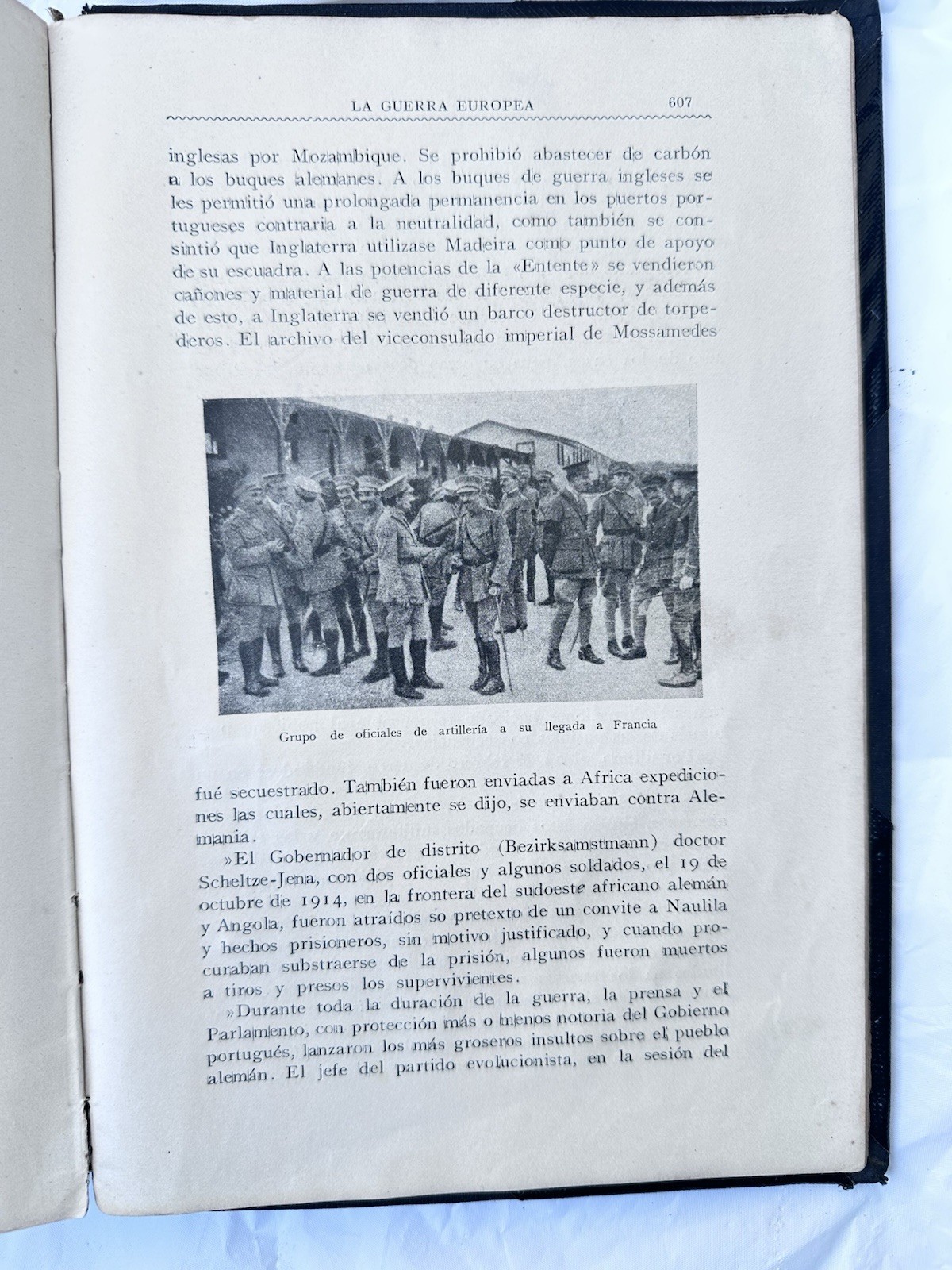 La Guerra Europea (1914-1918) Antique Book Gonzalo Calvo