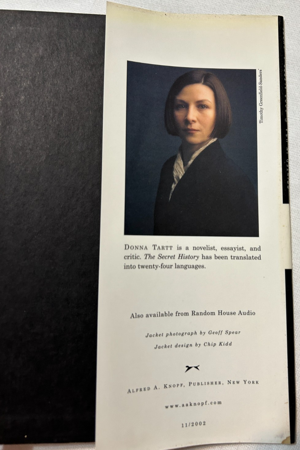 2 Donna Tartt 1st ed hardbacks w/ dust jacket The Little Friend / The Goldfinch