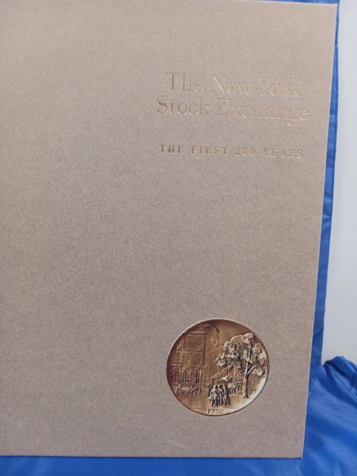 New York Stock Exchange: The First 200 Years – HC & Slipcase By James E Buck