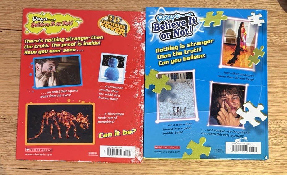 Ripleys Believe It Or Not 2012/2013 2 x Book Special Edition Hardcover Free Post
