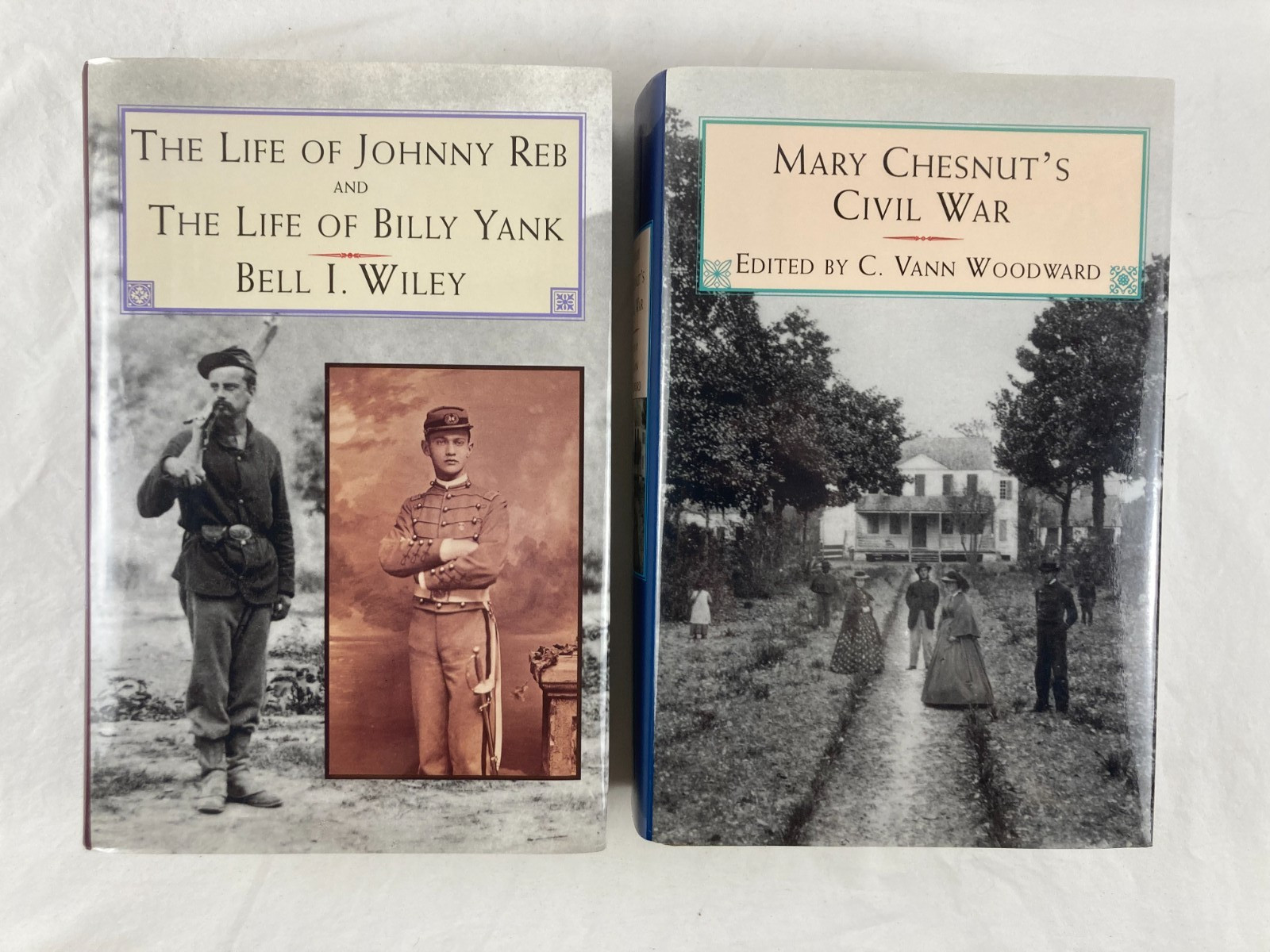 Life of Johnny Reb Billy Yank Mary Chesnut’s Civil War by Wiley & Woodward HCDJ