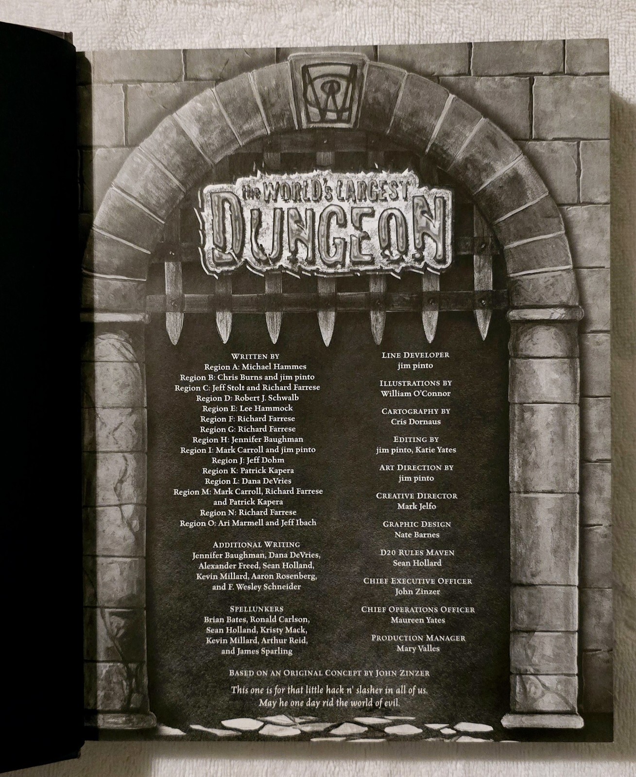 The World’s Largest Dungeon NO MAP 840 Pages NO MAP Jim Pinto Dungeons & Dragons