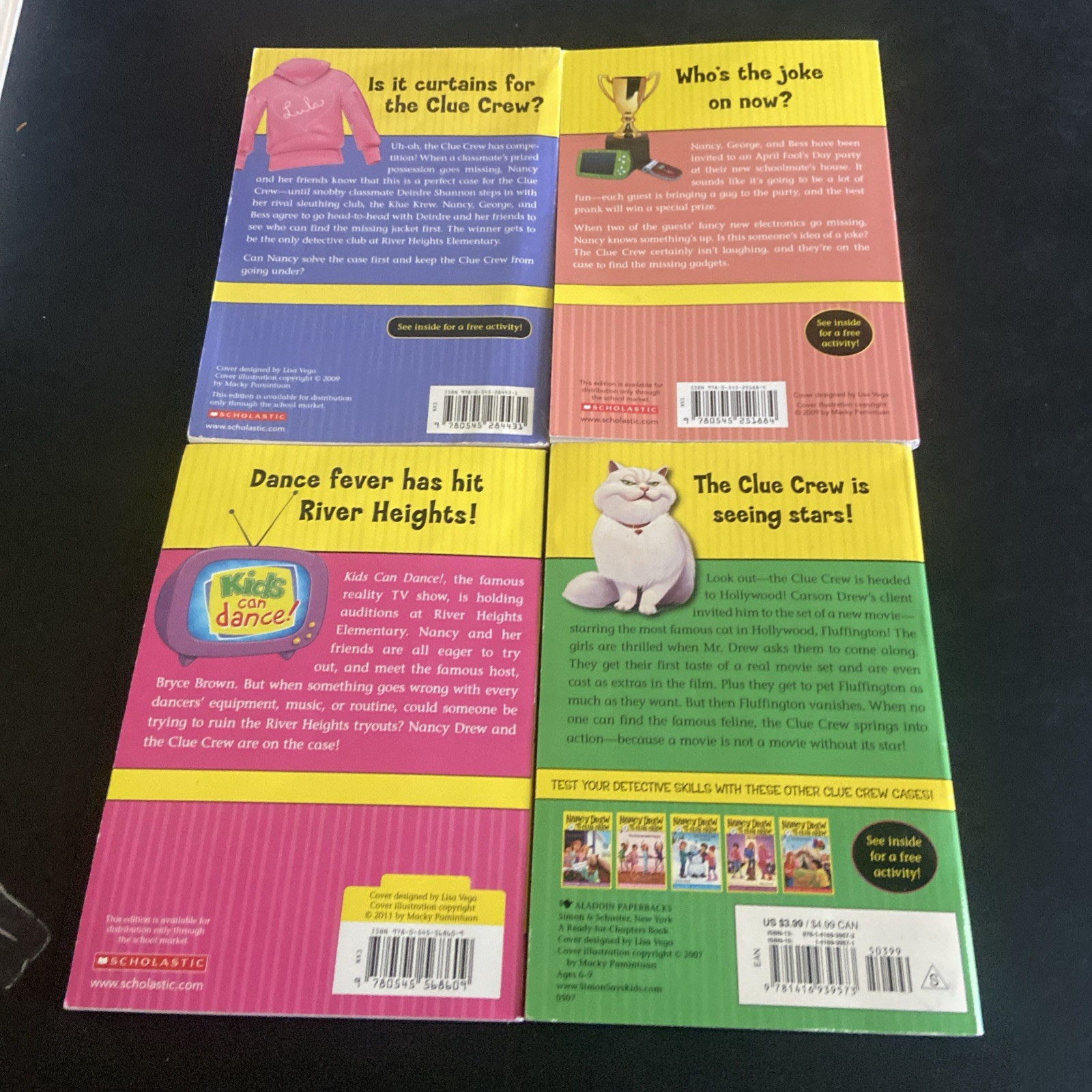 Nancy Drew and Clue Crew By Carolyn Keene Lot Of 11 PBs W/12 Stories G-VG Cond