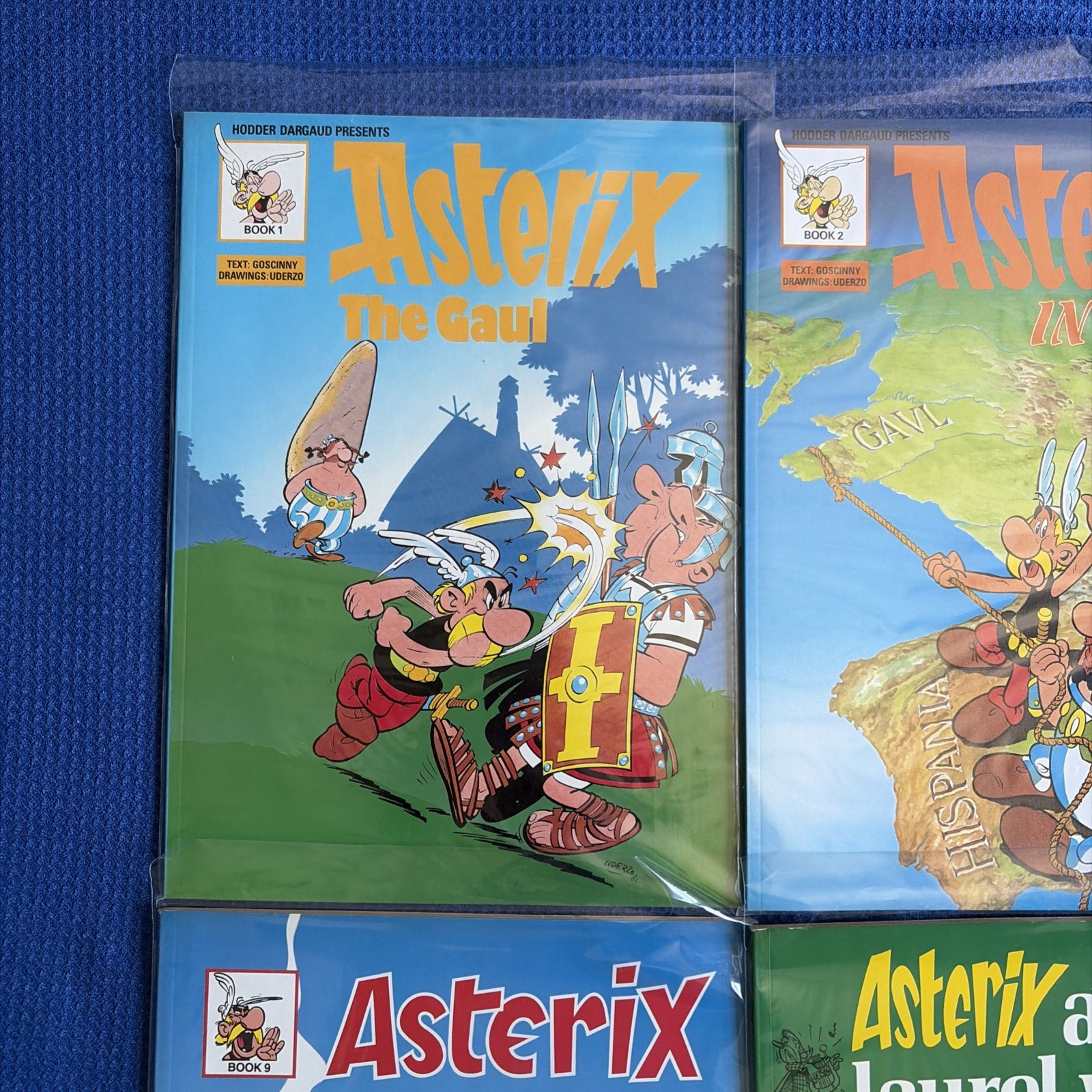 LOT OF 6 ISSUES ASTERIX by GOSCINNY & UDERZO COMICS Vintage RARE MAGAZINES GR