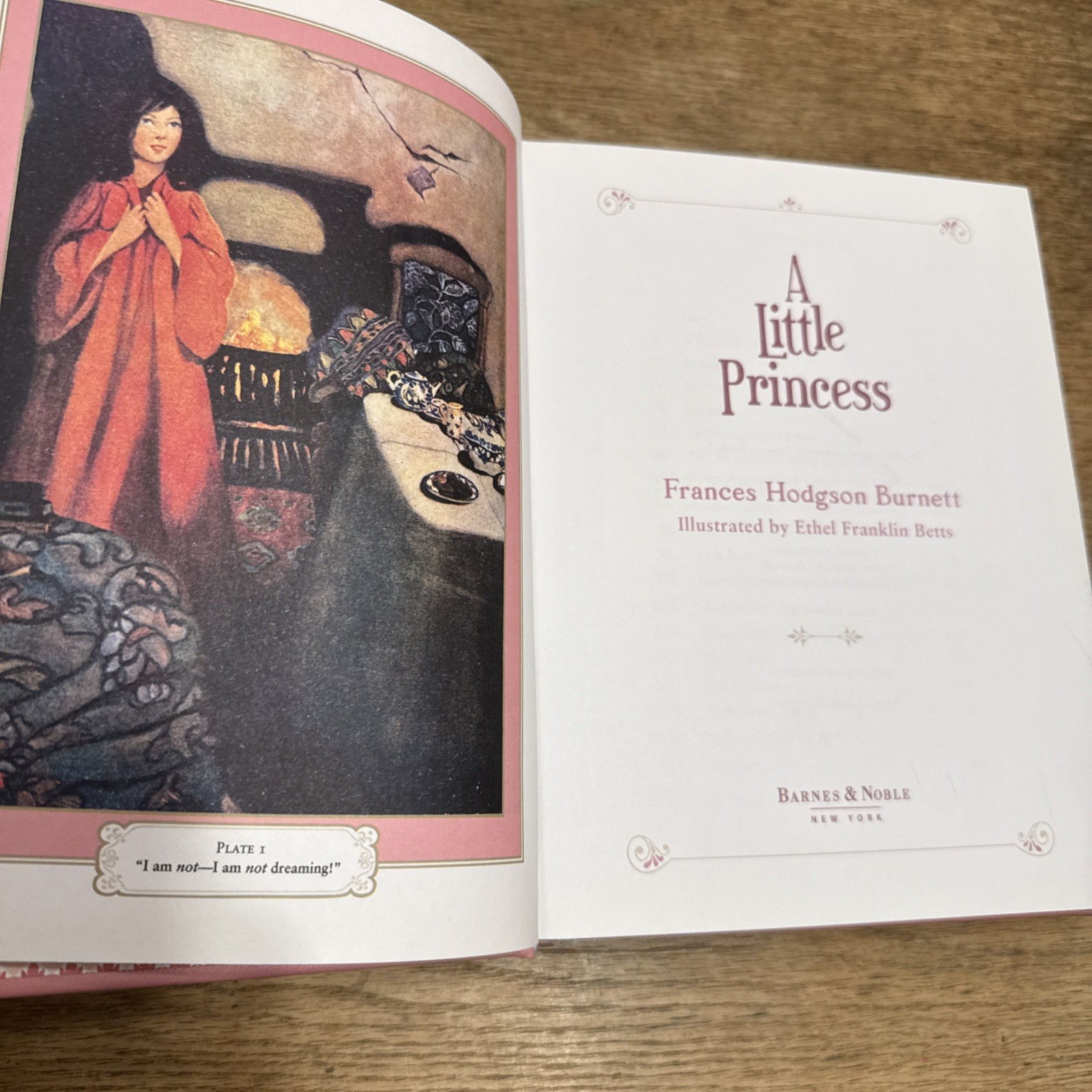 A Little Princess (Leatherbound Classics) by France’s Hodgson Burnett -1st Ed VG
