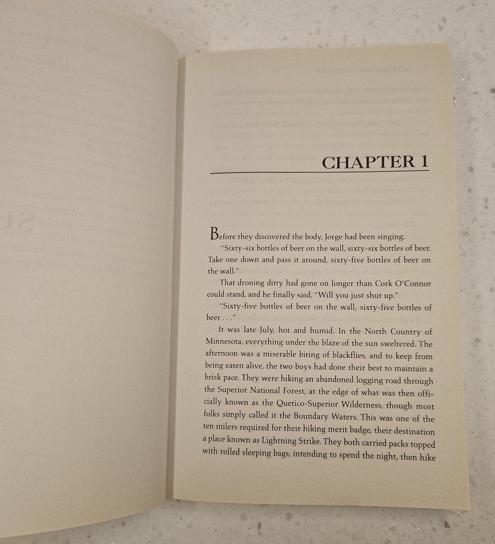 Lightning Strike by William Kent Krueger – 1st Atria Paperback Edition July 2022