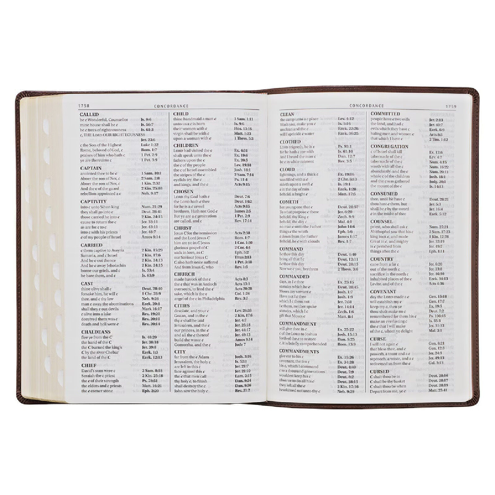 KJV Super Giant Print Bible-Brown Faux Leather Indexed BRAND NEW in Shrink Wrap!