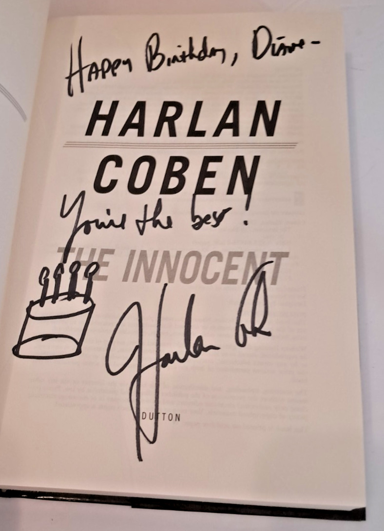Lot of 6 Signed Harlan Coben Hardcover Books