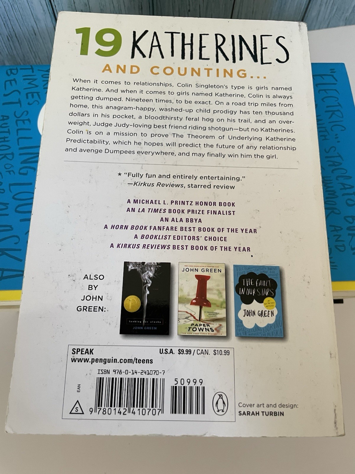 Paperback John Green Boxed Set by John Green (2012) 4 Vol. PB Collection