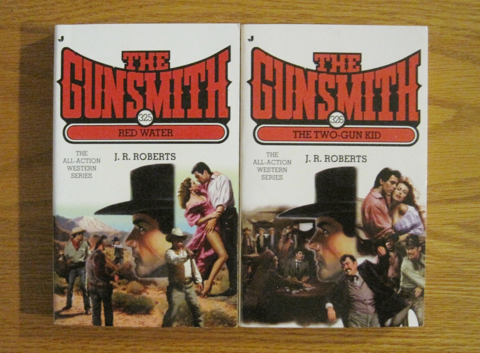 The GUNSMITH – J.R. Roberts – 8 Adult Western Paperback Book Lot – 300’s
