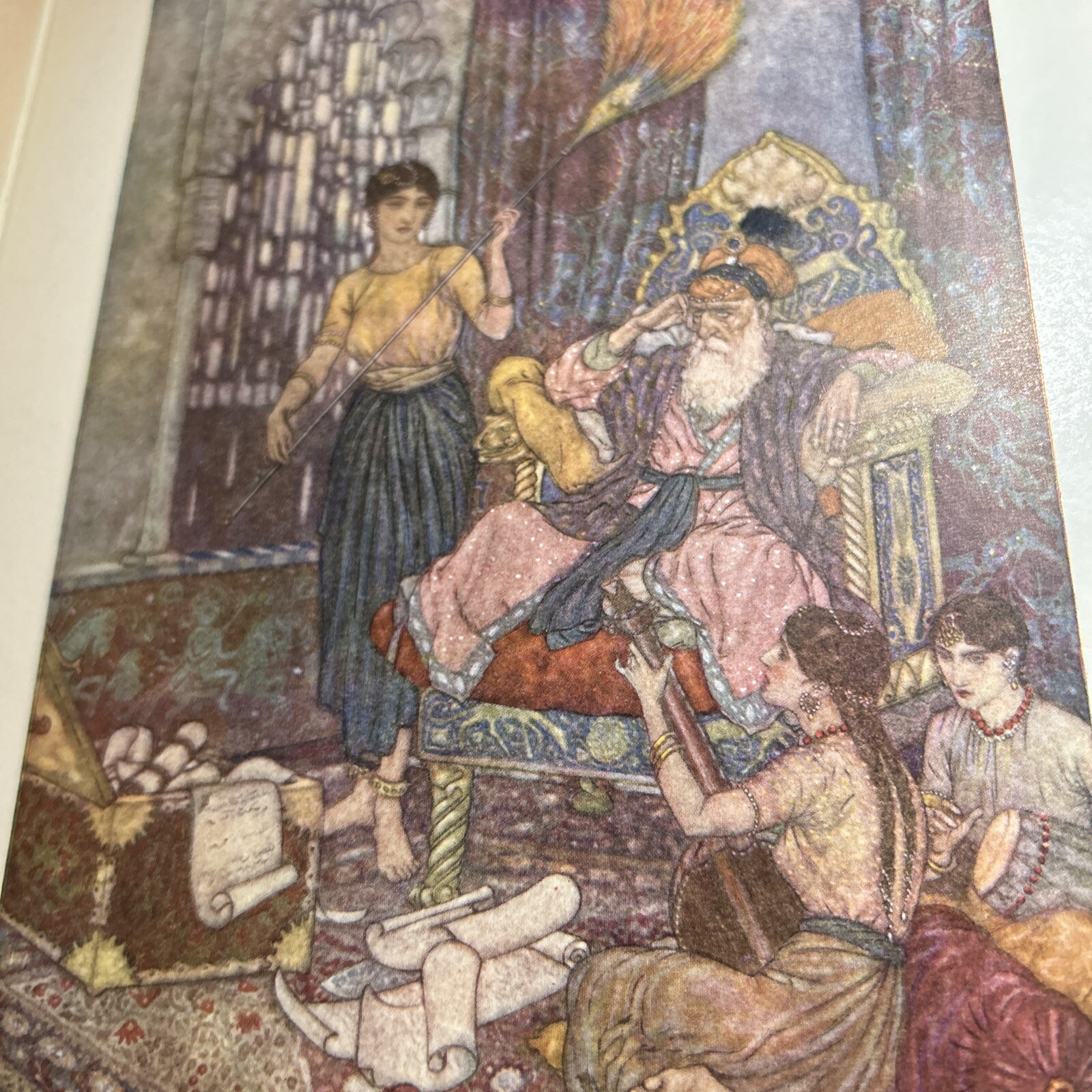RUBAIYAT OF OMAR KHAYYAM Edward Fitzgerald 12 Edmund Dulac Plates 1934 Dust Jack