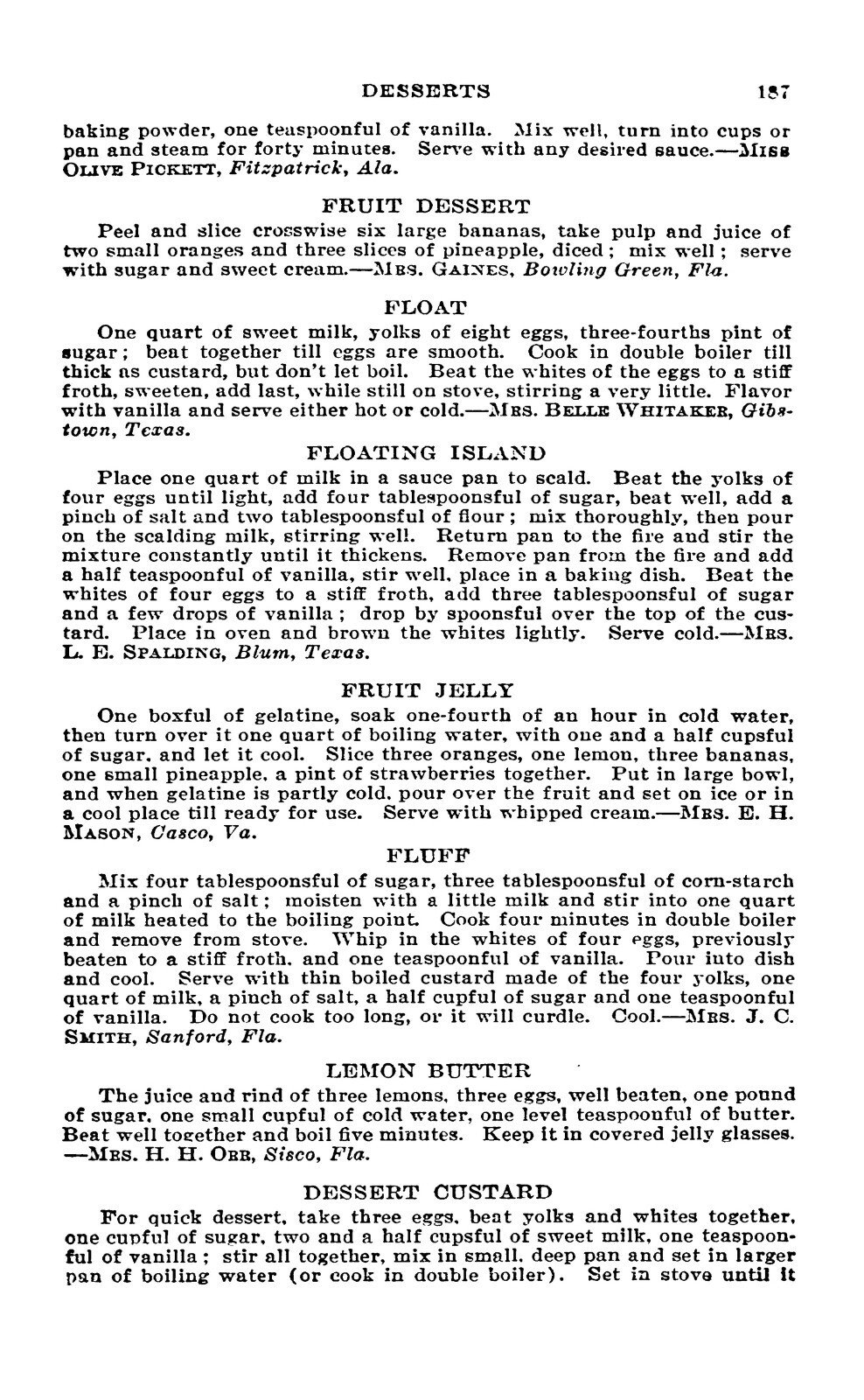 1912 Favorite Southern Recipes Vintage Cook Book 222 Pages