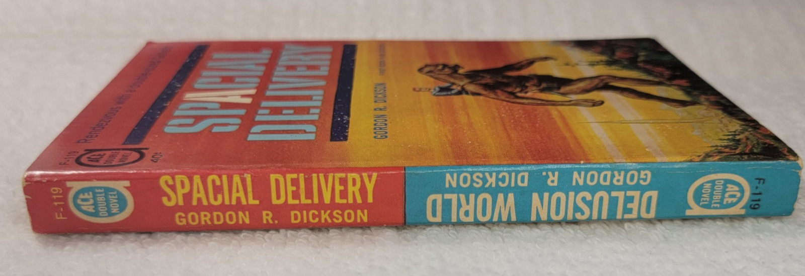 Spacial Delivery/Delusion World Ace Double F-119 1961 Fine Condition Gordon R.