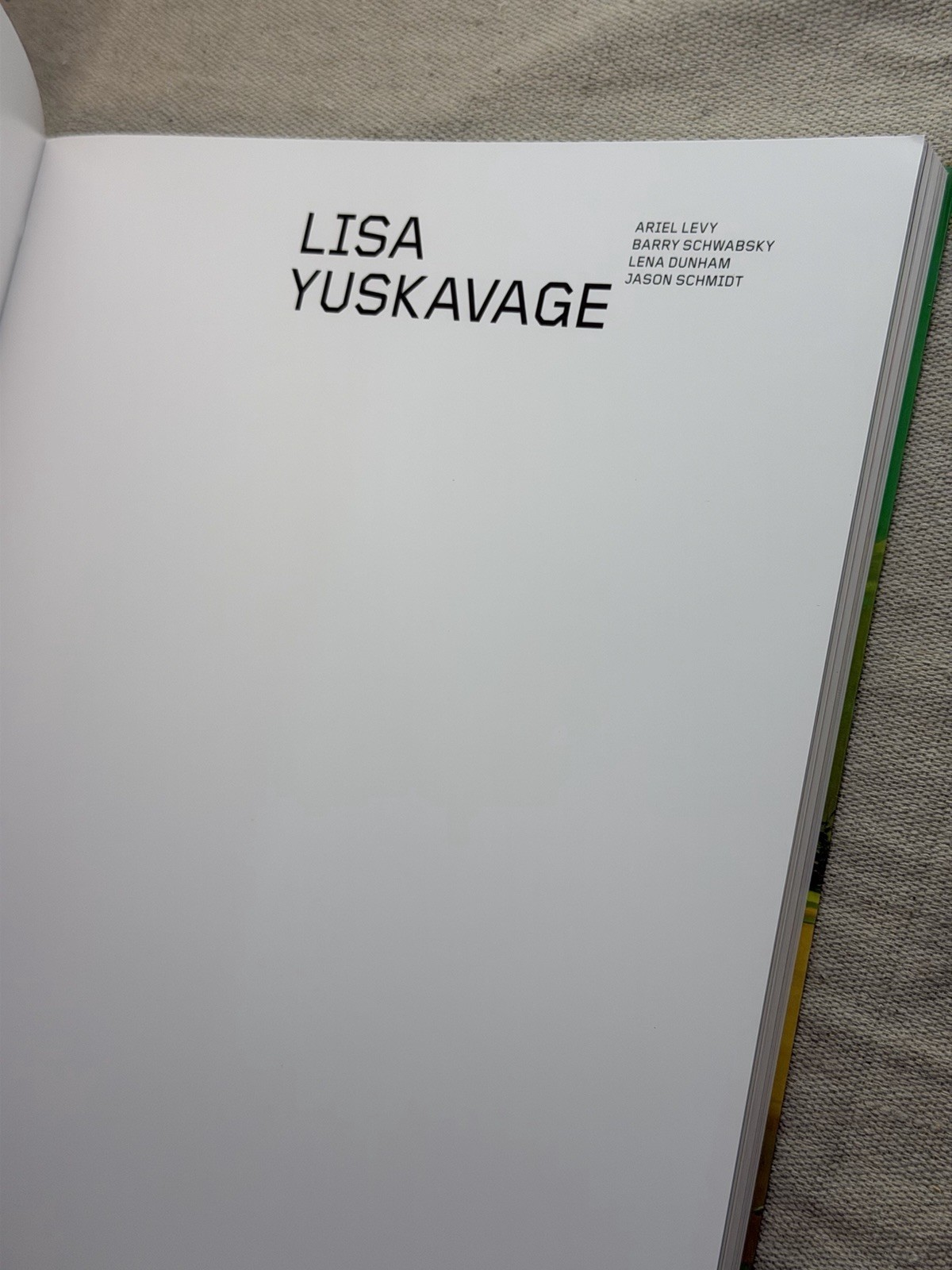 Lisa Yuskavage SIGNED Monograph ~ Phaidon 1st Edition ~ NEW