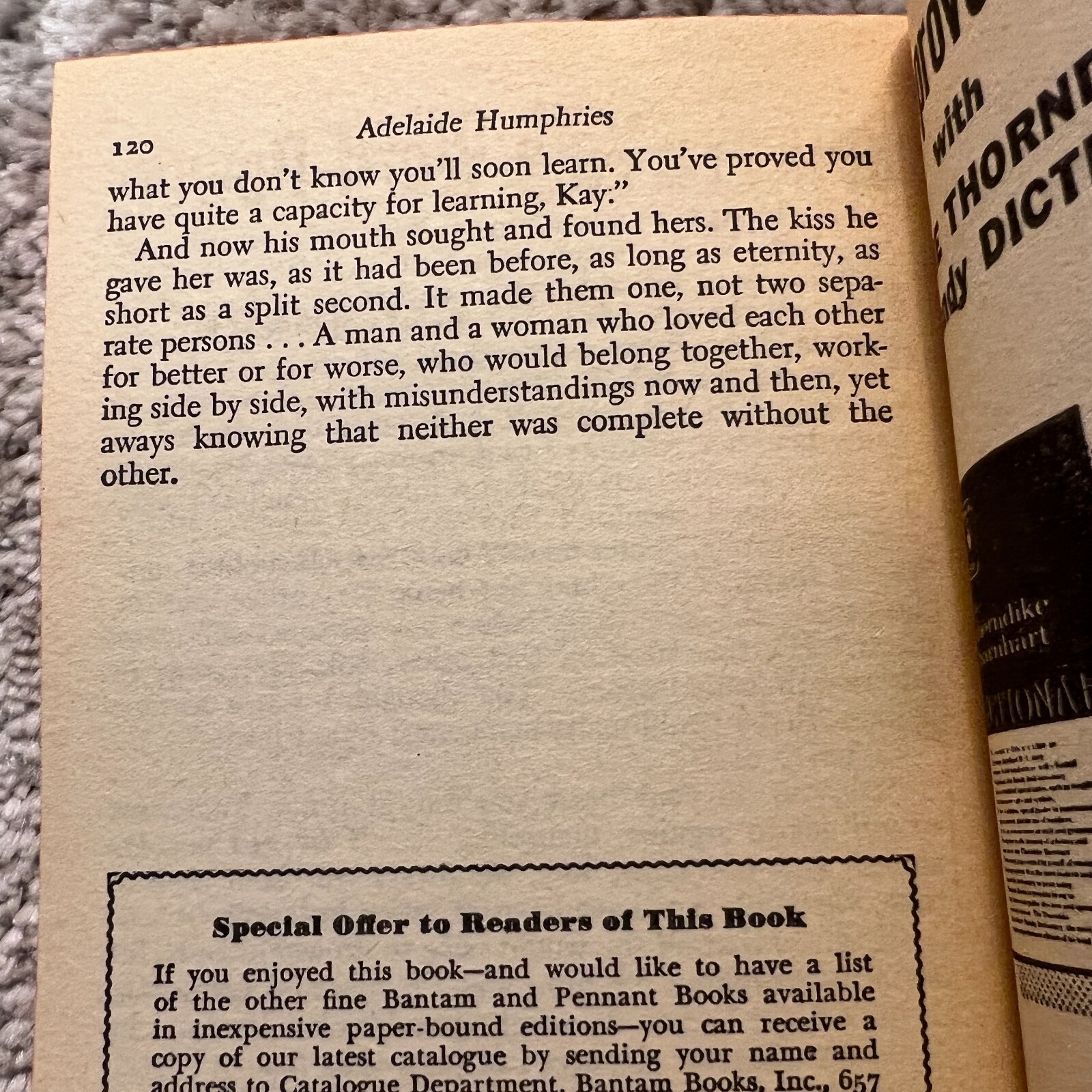 Nurse Landon’s Challenge Medical Romance Paperback by Adelaide Humphries 1956