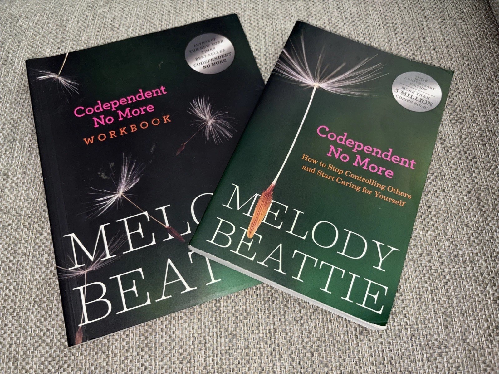 Codependent No More and Workbook Lot of 2 by Melody Beattie
