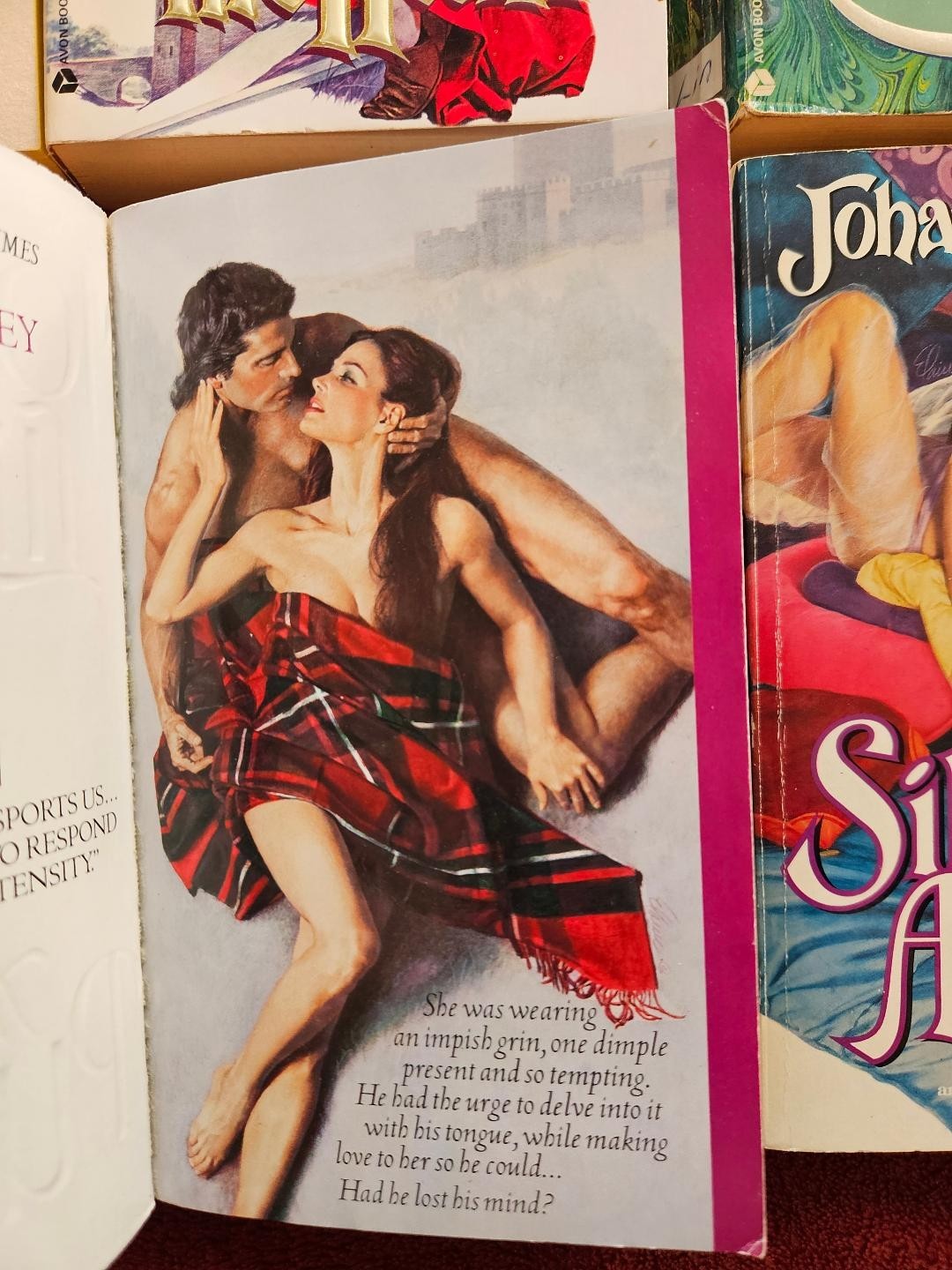 Used Romance Books – Johanna Lindsey, Bertrice Small, and other authors