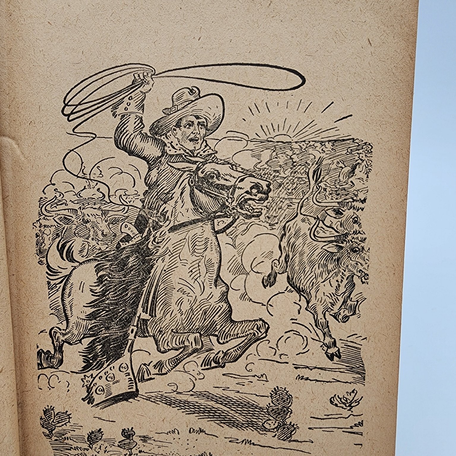 Ten Years A Cowboy C. C. Post 1898 Illustrated Western Americana Rhodes