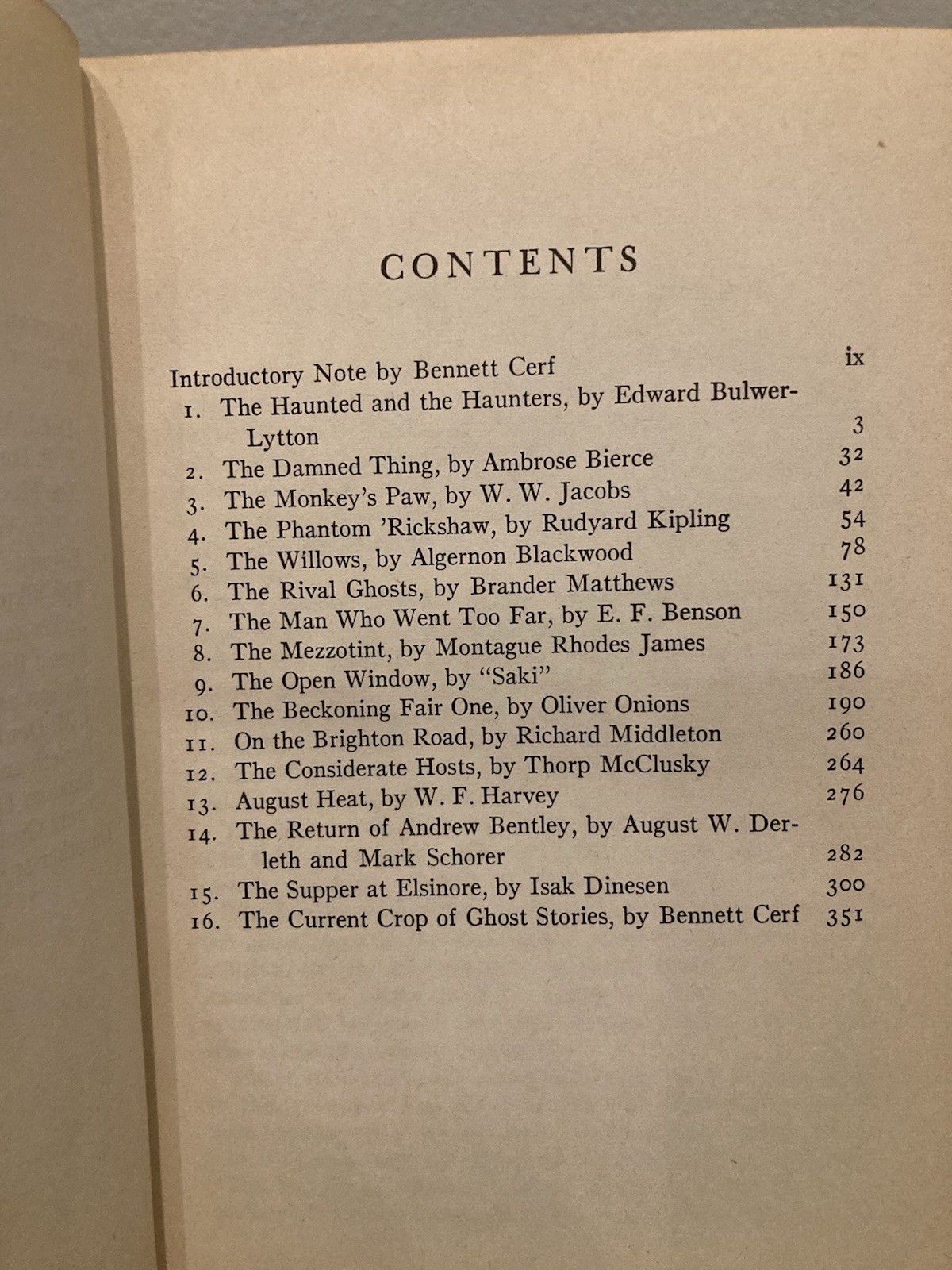 Famous Ghost Stories – Modern Library #73 – 1944 HC DJ