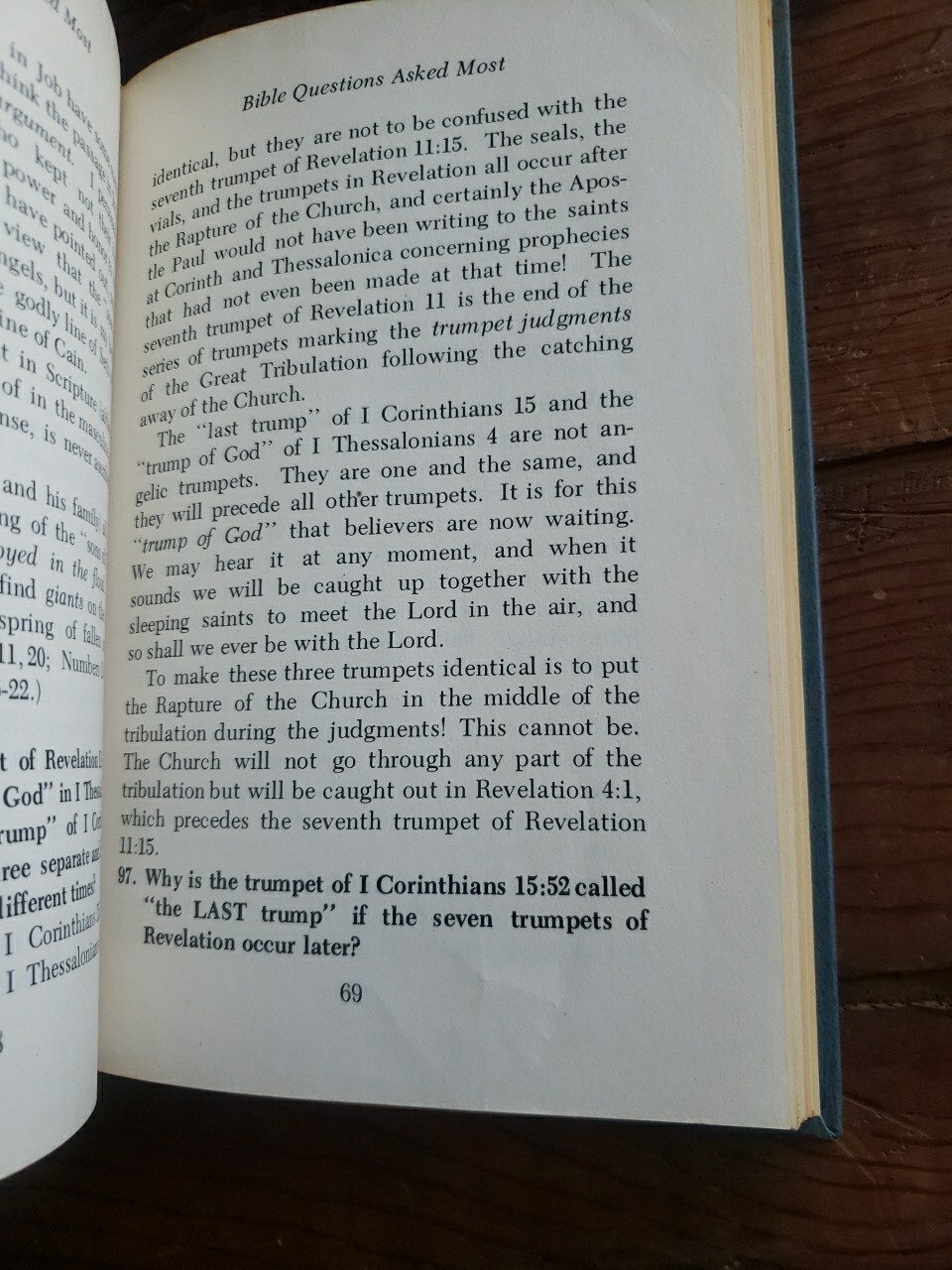 Oliver B Greene Bible Questions Asked Most 1970 Hardcover First Edition Mrs