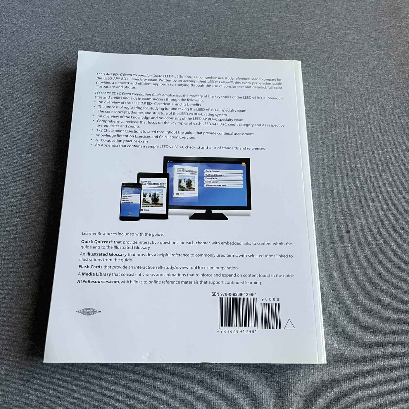 LEED AP BD+C Exam Preparation Guide by Fulya Kocak Gin Softcover Construction
