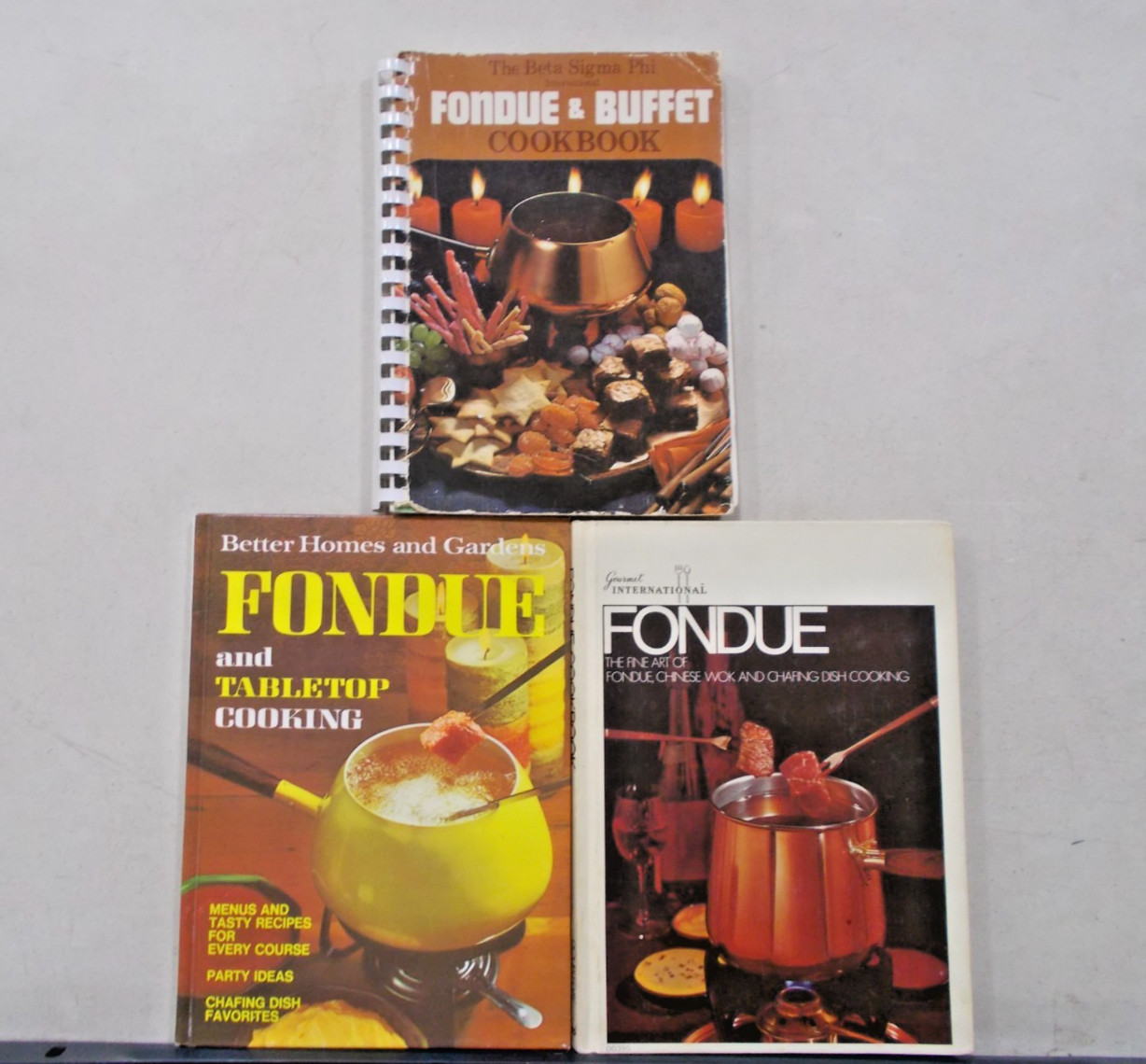 8 FONDUE COOKBOOKS # MIXED HC & TRADE PB PARTY FABULOUS BUFFET COOK-IN