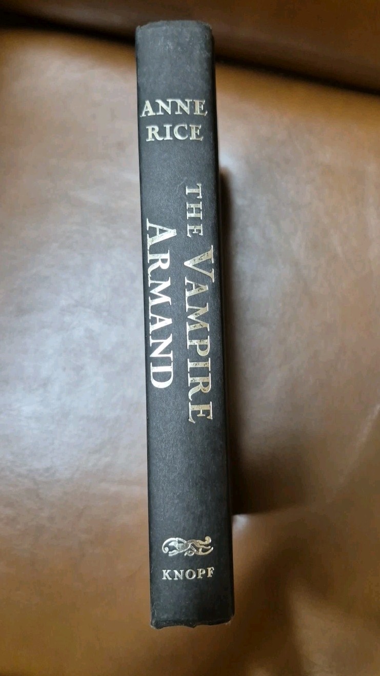 Anne Rice The Vampire Armand (Vampire Chronicles) 1998 Knopf HC 1st Edition