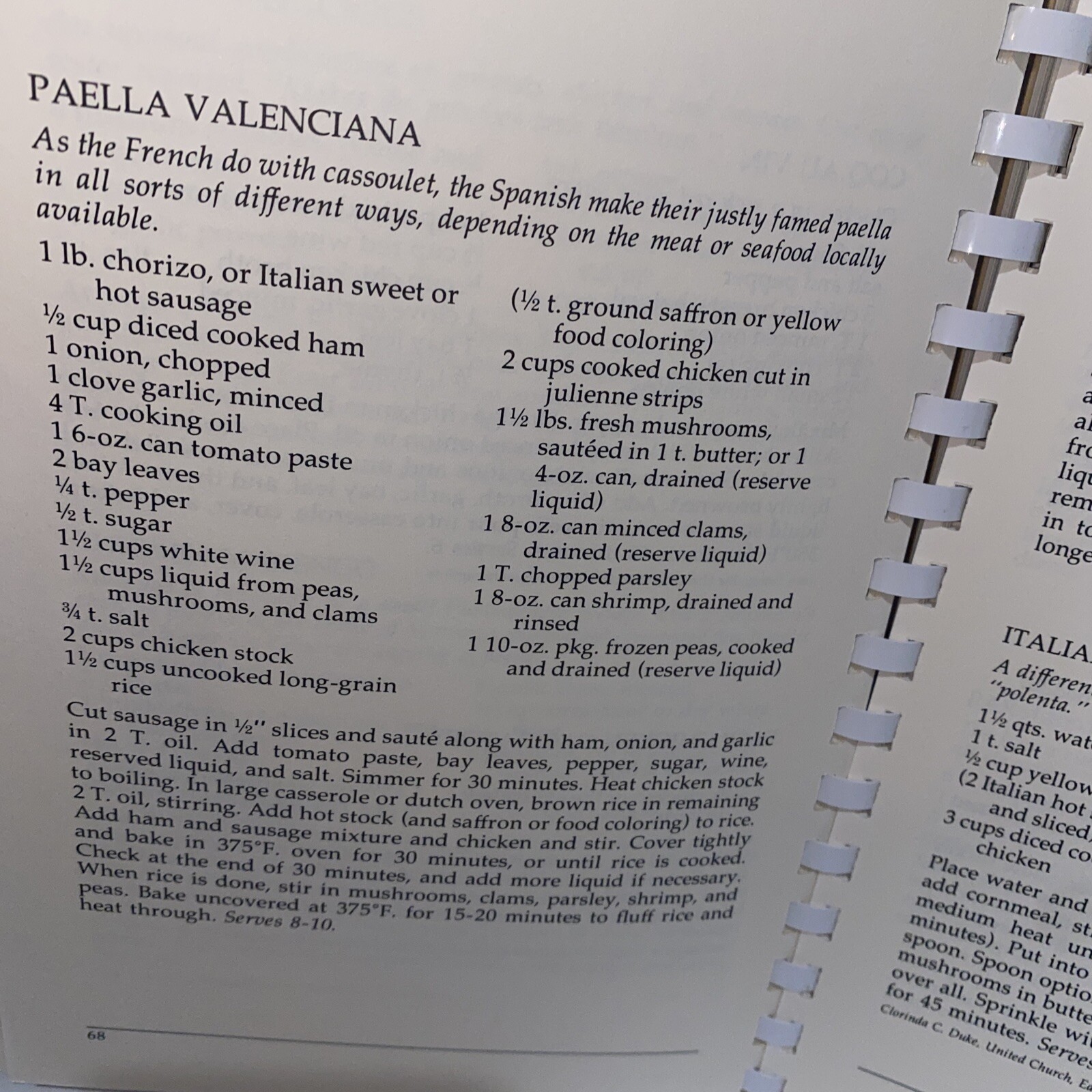 Yankee Church Supper Cookbook — 1988 / 375 RECIPES / 241 PAGES