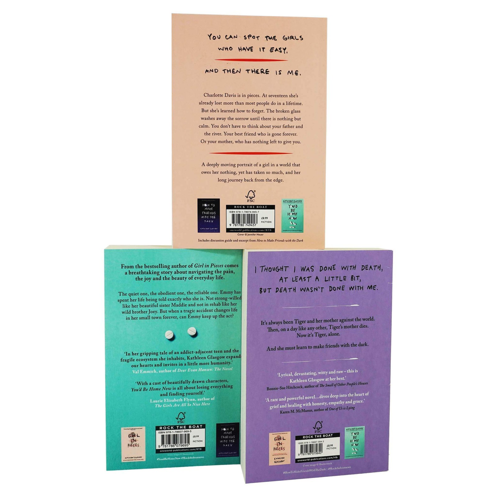 Kathleen Glasgow 3 Books Set Collection – Ages 13-18 – Paperback