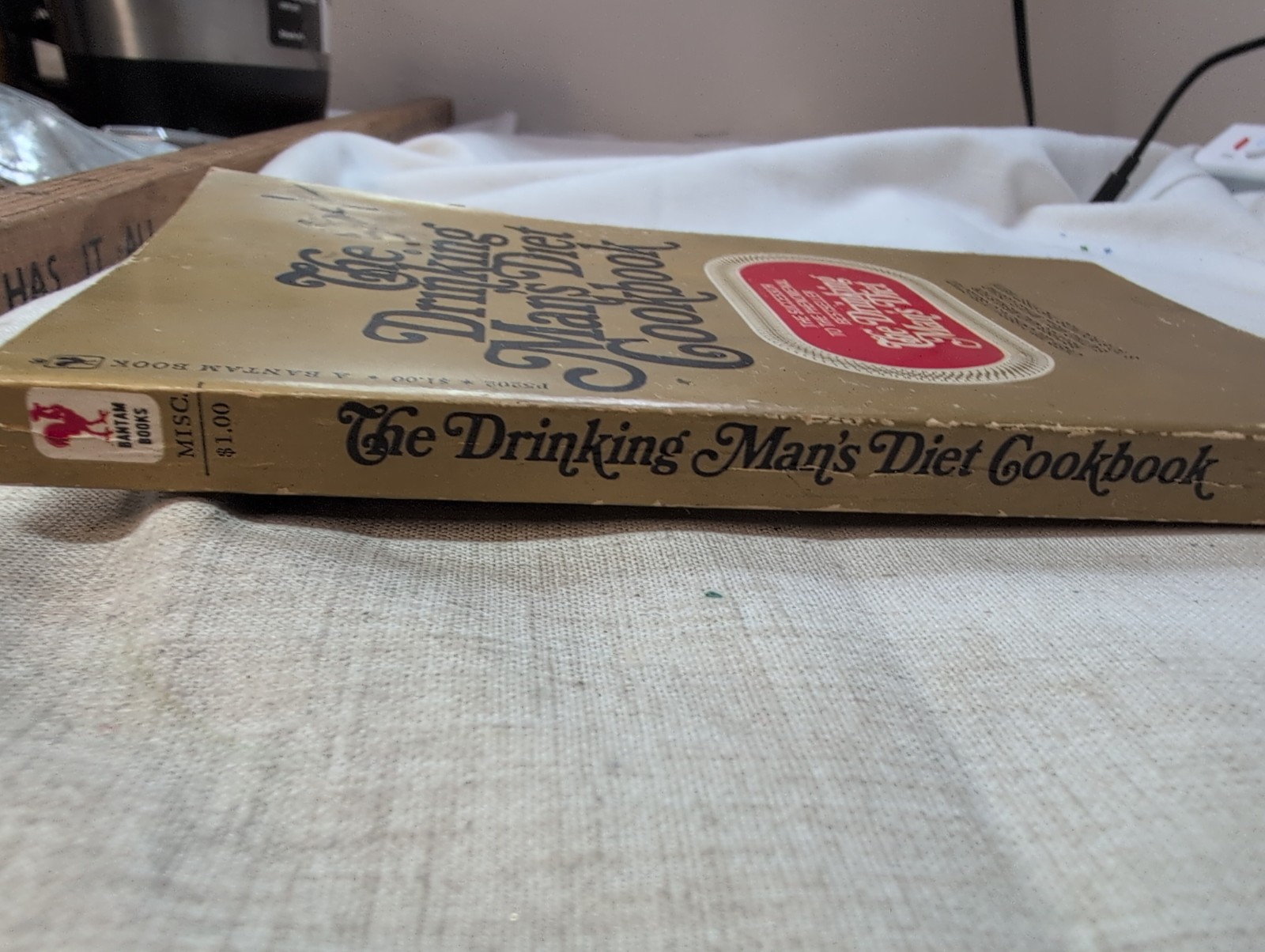The Drinking Man’s Diet Cookbook Original 1969 Paperback Bantam Edition