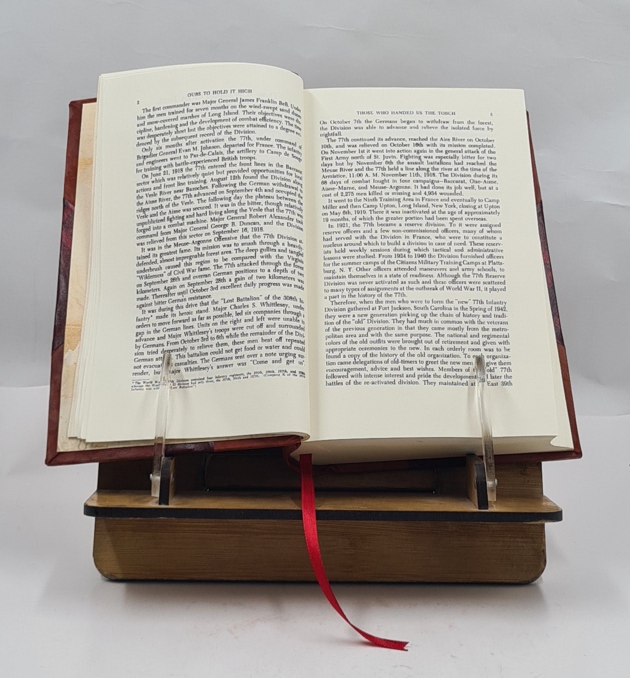 Ours To Hold It High The History Of The 77th Infantry Division I [Leather Bound]