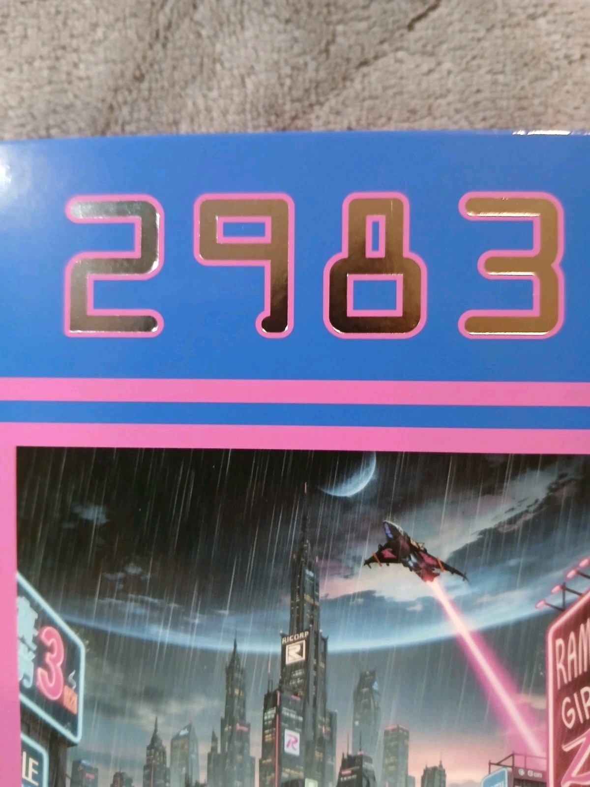 2983 Science Fiction Book CYBERPUNK Jonathan Martinez Hardcover Action Romance