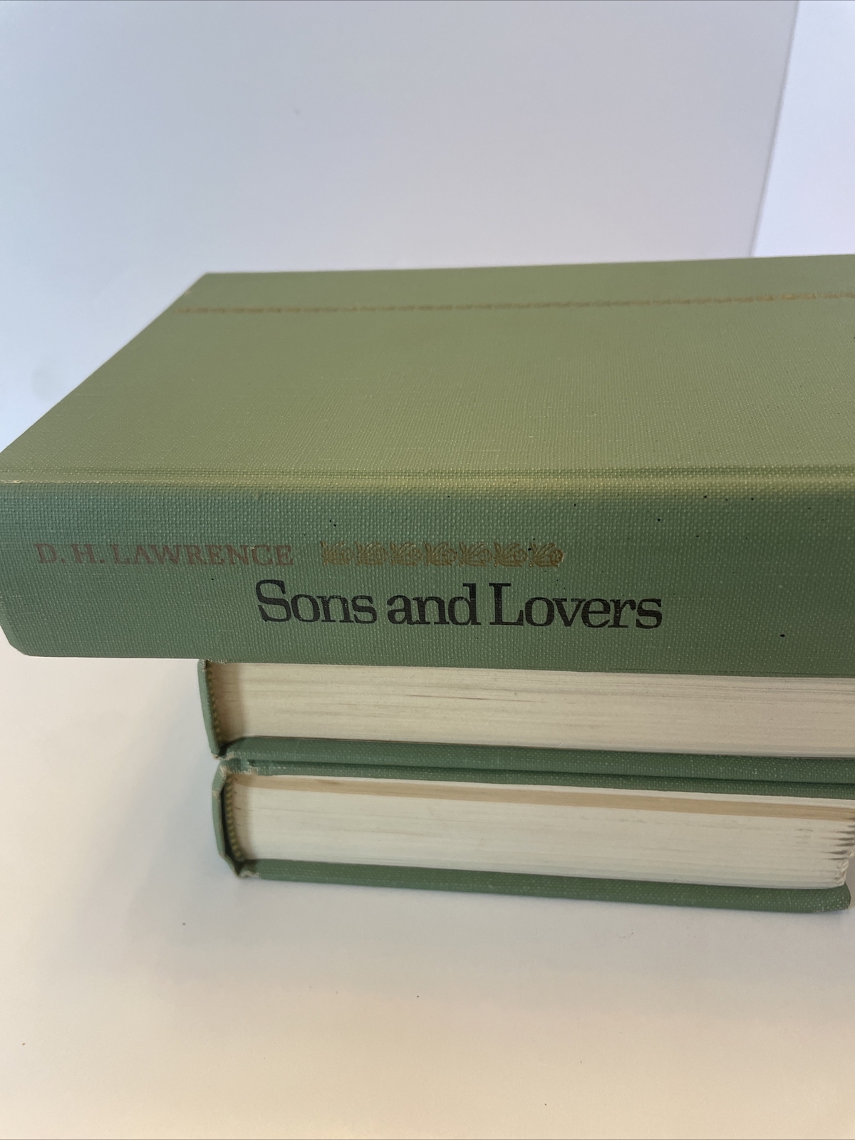 Antique Set Of 3 D.H. Lawrence Antique Books. Great Condition. Deckle Edged.