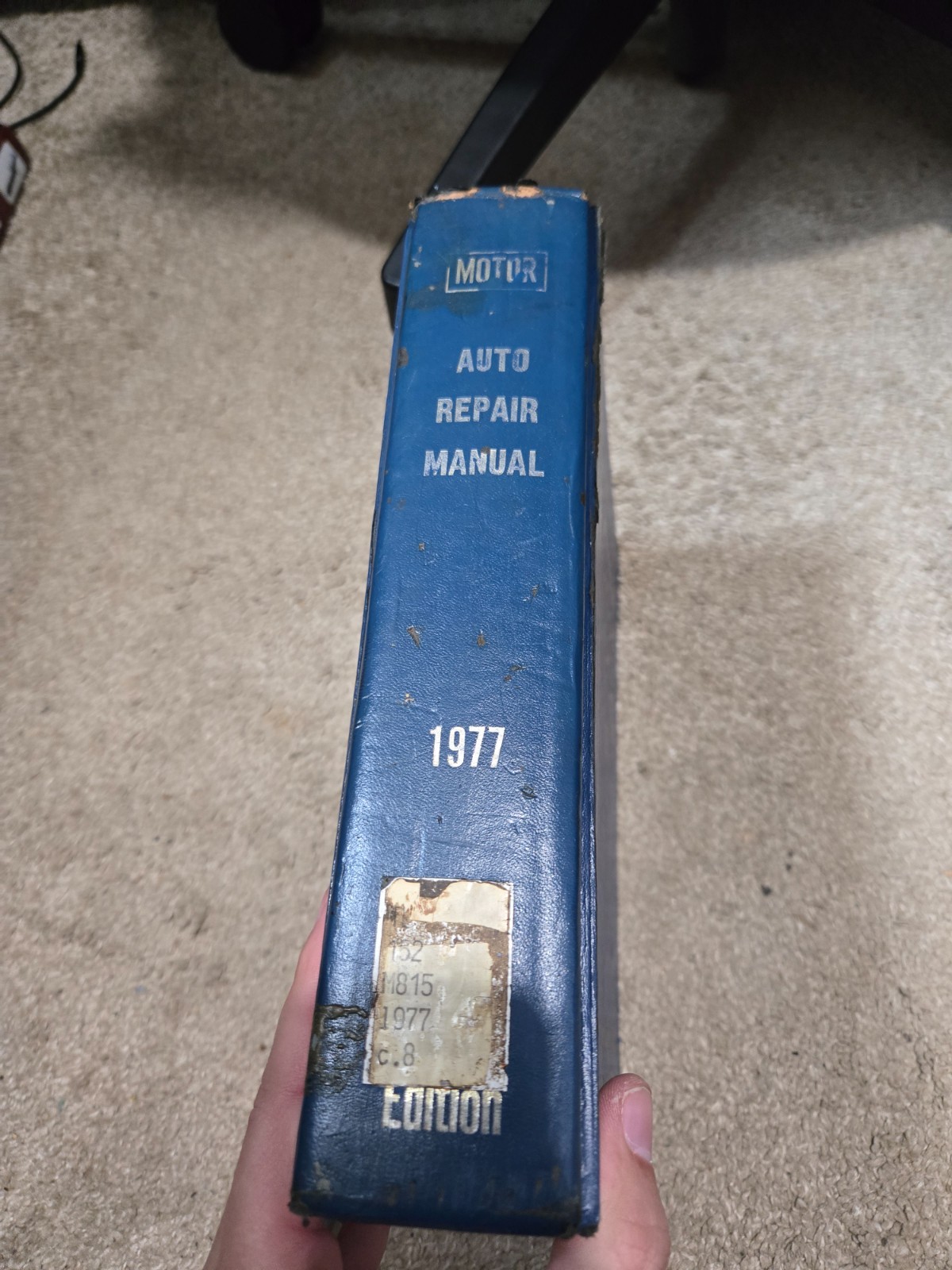 Motor Auto Repair Manual 1977