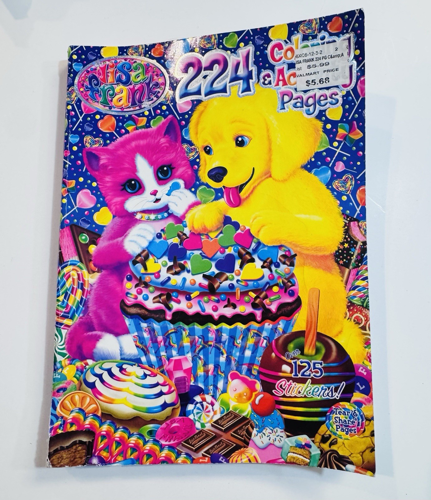 Lisa Frank Coloring Book 224 Coloring Activity Pages 125 Stickers
