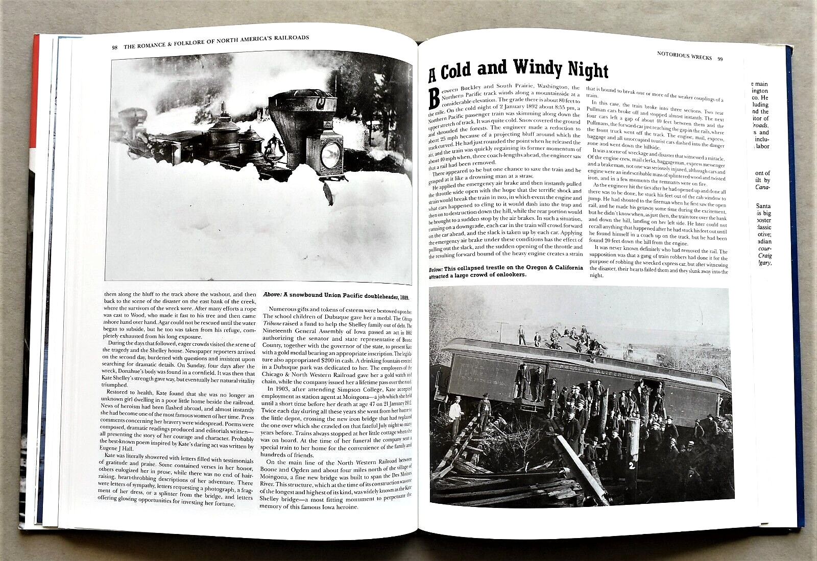 THE ROMANCE & FOLKLORE OF NORTH AMERICA’S RAILROADS ~ HARDBACK BOOK ~ 176 PAGES