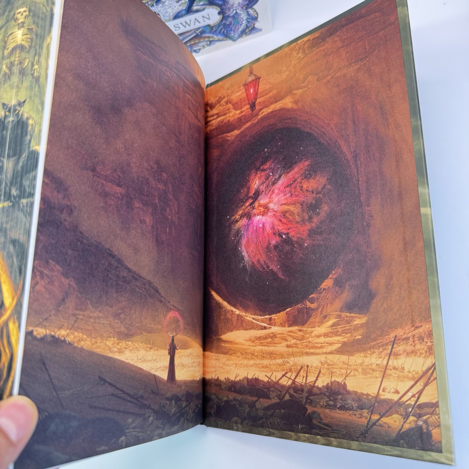 Steel Gods Richard Swan Hand Signed The Broken Binding Edition w/ Trading Card