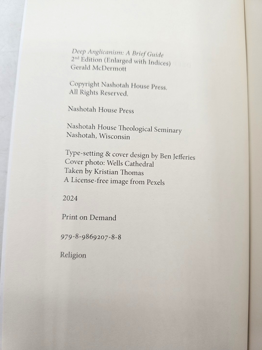 Deep Anglicanism A Brief Guide 2nd Edition Gerald McDermott Paperback