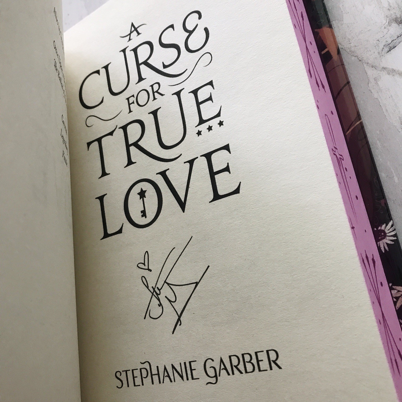 Fairyloot A Curse For True Love Stephanie Garber Hardcover